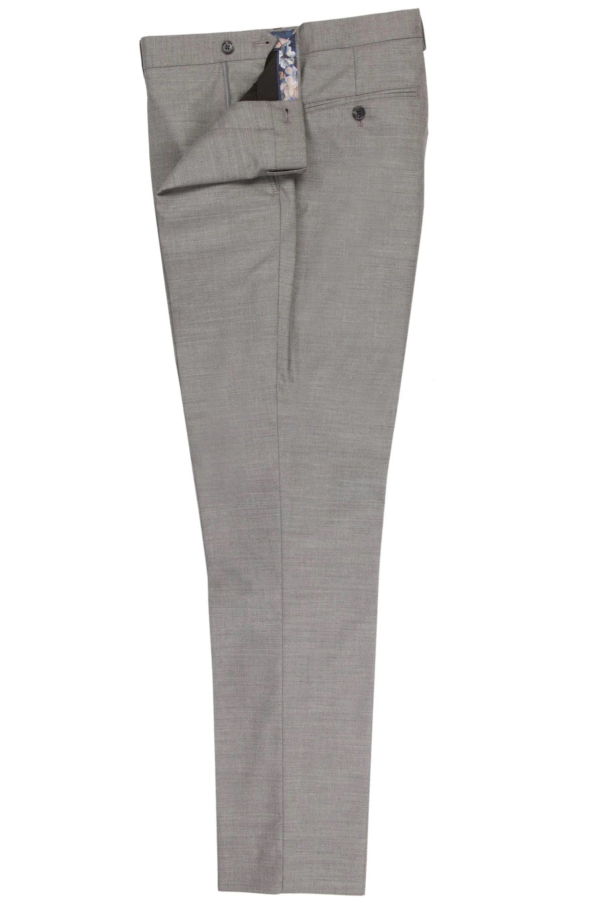 Guide London Grey Stitch Detail Trousers - TR3507